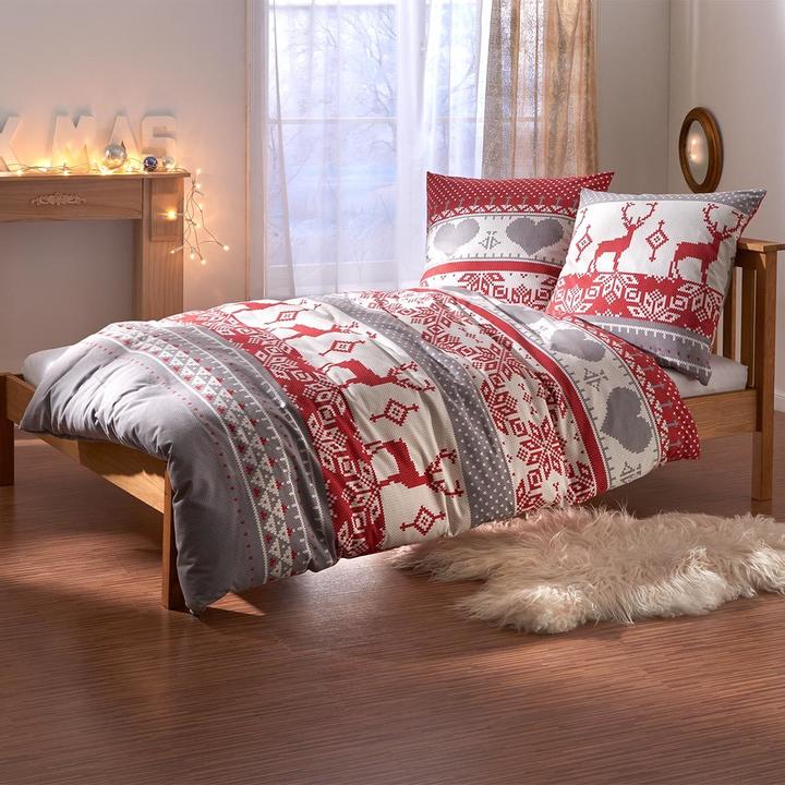 Immagine prodotto Traumschlaf cervo (Set di biancheria da letto, 135x200 cm + 80x80 cm)