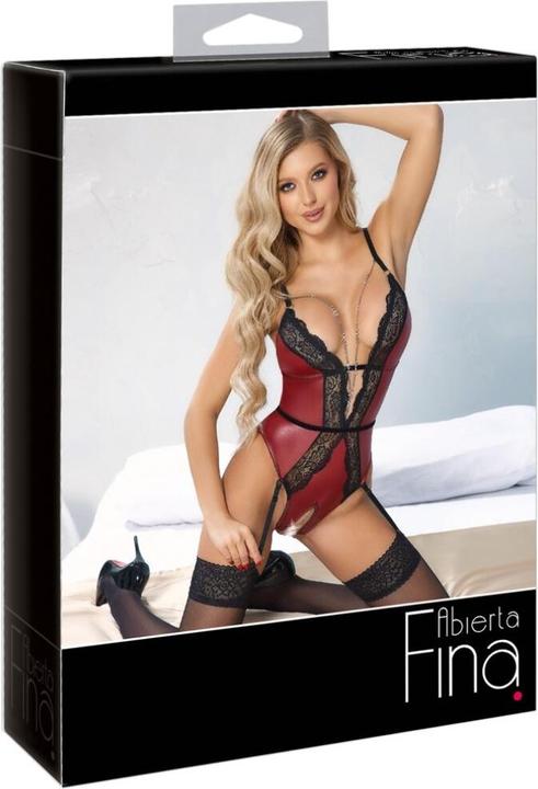 Actual product image Abierta Fina Body red/black M (M)