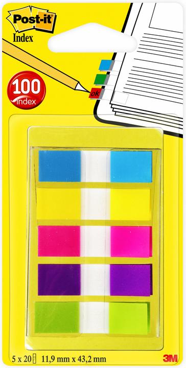 Post-it Index Mini (12 x 43 mm)