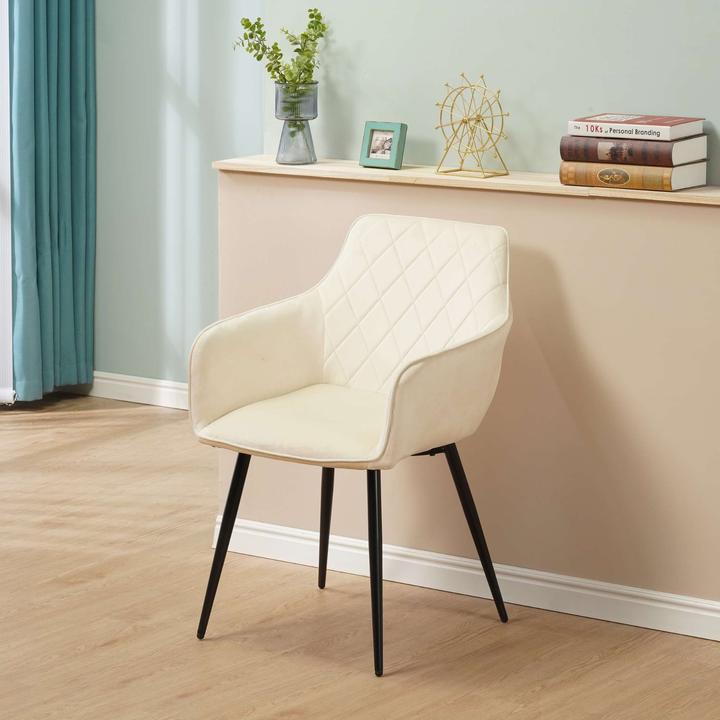 Actual product image Albatros International ALBATROS Dining room chairs set of 1/2 SALO - Modern and stylish, comfortable upholstered chair -