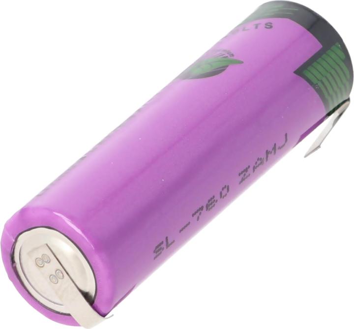 Produktbild Tadiran Batterie SL-760/T mit Lötfahnen in U-Form (1 Stk., AA, 2200 mAh)