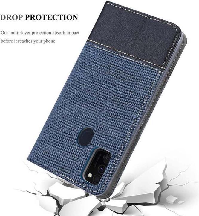 Image du produit Cadorabo Couverture look jeans Book (Samsung Galaxy M21)