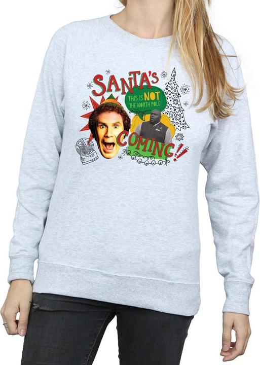 Actual product image Elf Womens/Ladies North Pole Sweatshirt (XXL)