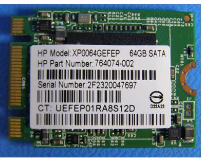 Actual product image HPE DRV SSD 64GB 6G 2230 SATA (64 GB, M.2 2230)