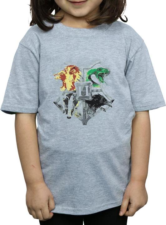 Produktbild Hogwarts Painted Crest TShirt Mädchen (152, 158)