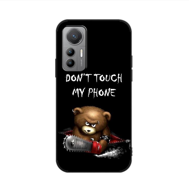 Dont Touch My Phone Bär Schwarz