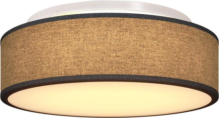 Actual product image VidaXL Deckenlichter Flush Mount Schwarz Ø 38 cm Stoff E27