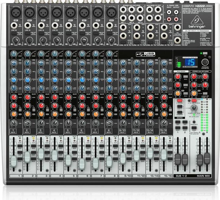 Image du produit Behringer Xenyx X2222USB (Studio et mixeur live)