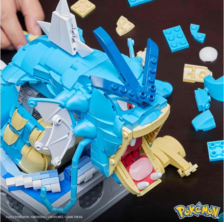 Actual product image Mega Construx Pokémon Motion Gyarados
