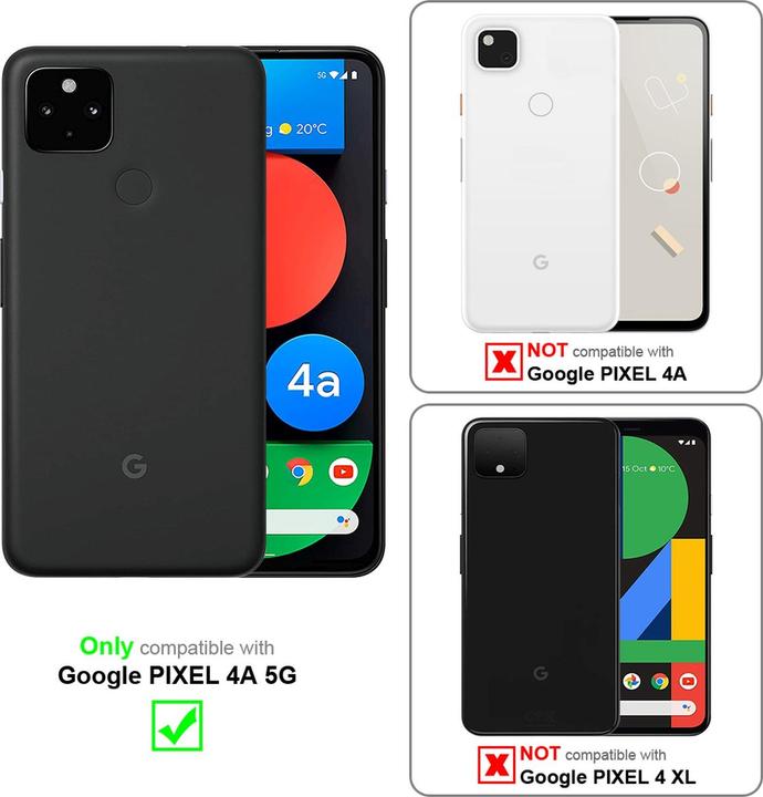 Actual product image Cadorabo Display protection glass (1 Piece, Google Pixel 4a 5G)