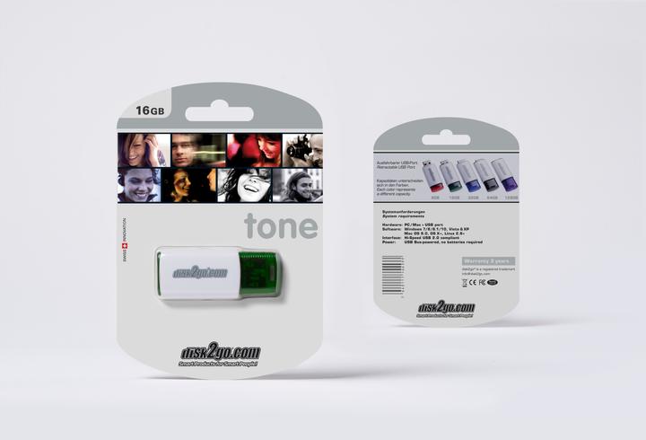 Produktbild Disk2go Tone (16 GB, USB-A, USB 2.0)