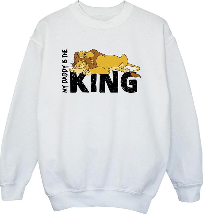 Actual product image Disney Boys The Lion King Daddy Is King Sweatshirt (104)