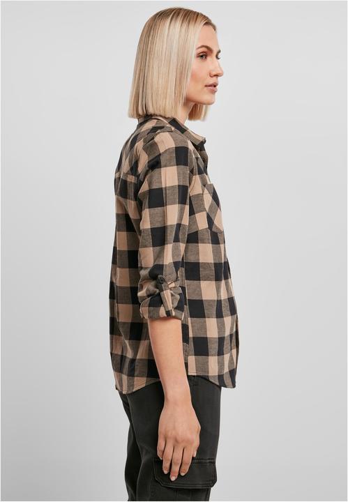 Produktbild Urban Classics Ladies Turnup Checked Flanell Shirt (4XL)