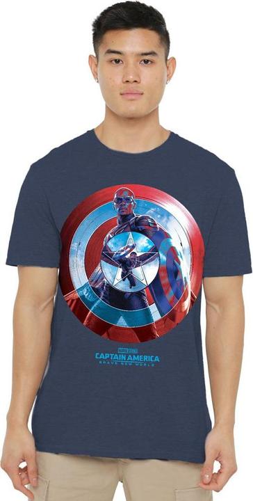 Actual product image Captain America Unisex Adult Sam Wilson T-Shirt (XL)
