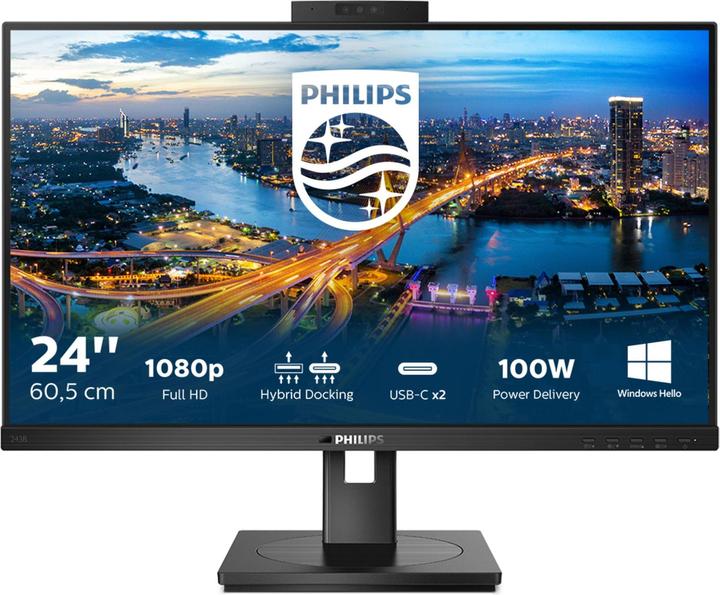 Produktbild Philips 243B1JH/00 (1920 x 1080 Pixel, 23.80")