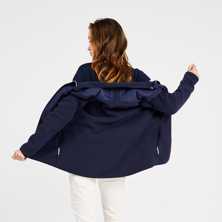 Image du produit Tribord Veste polaire voile femme chaude 500 bleu (XXL)