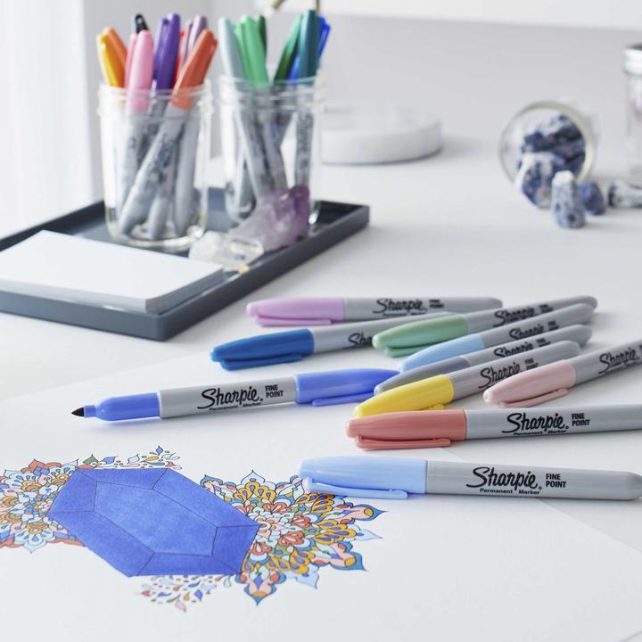 Actual product image Sharpie Permanent marker (Multicoloured, 1 mm, 12 x)