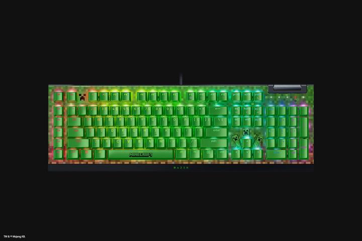 Immagine prodotto Razer Blackwidow V4 X Minecraft Green Us (US, Cablato)