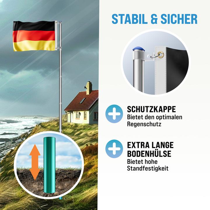 Produktbild Monzana Fahnenmast