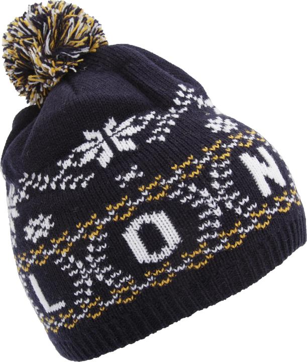 Produktbild Wintermütze Strickmütze Pudelmütze mit Bommel Design Norwegermuster (One Size)
