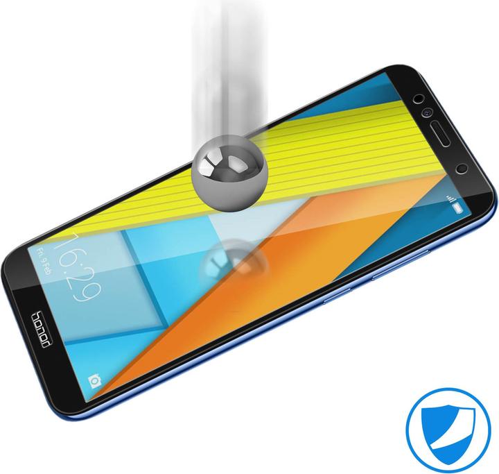 Actual product image Avizar bulletproof glass, glass protective film, protective glass (1 Piece, Huawei Y6 (2018))