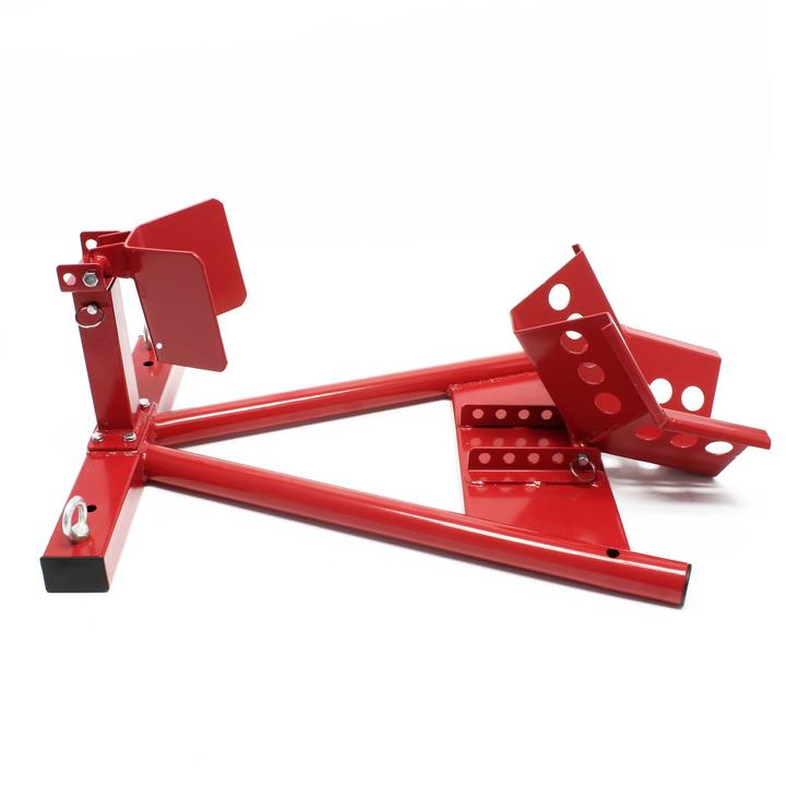 Image du produit Wiltec Support de moto pour Roue avant Pied de montage, pour Roues de 13-17 pouces et 90-130 mm de large