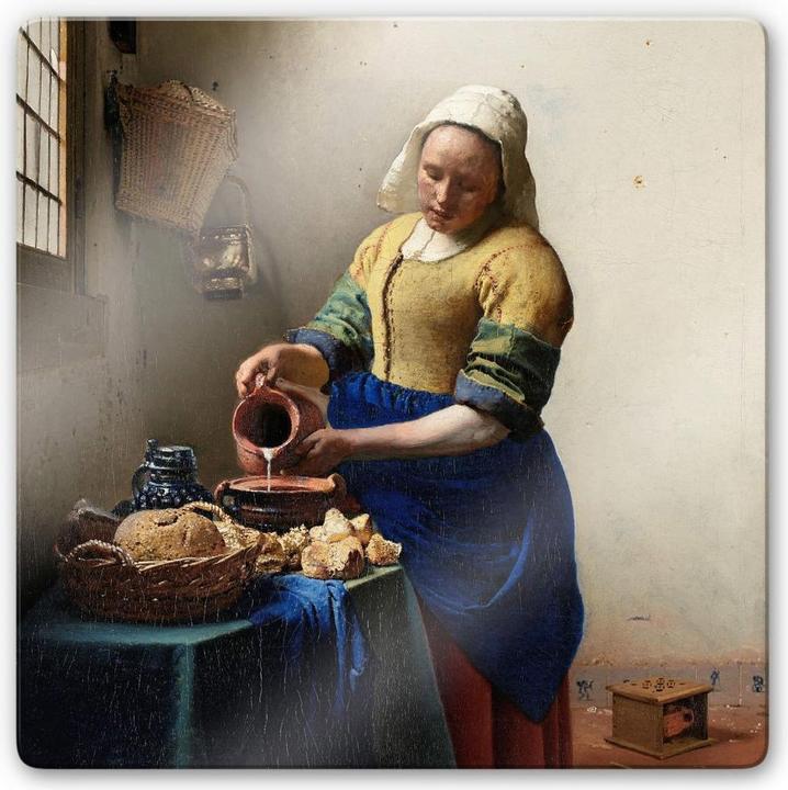 Actual product image Trenddeko The girl with the milk jug (50 x 50 cm)