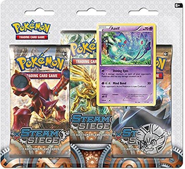 Actual product image Pokémon XY Steam Siege Azelf Collection Blister (English)