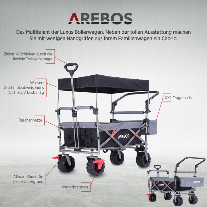Produktbild Arebos Bollerwagen