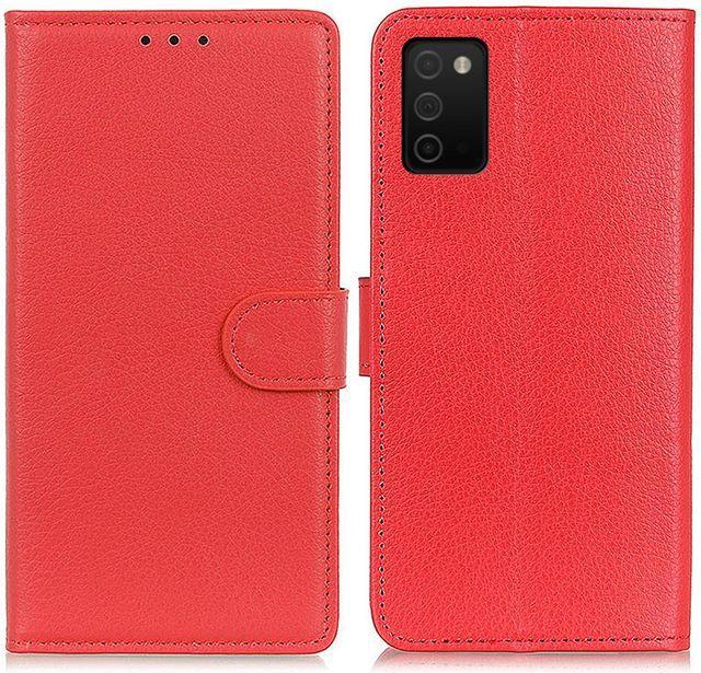 Produktbild MU Classic Litchi Leder Bookcover Series (Samsung Galaxy A03s)