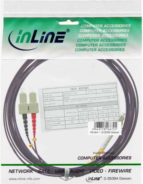Produktbild InLine LWL Duplex Kabel (CAT8.2, 7.50 m)