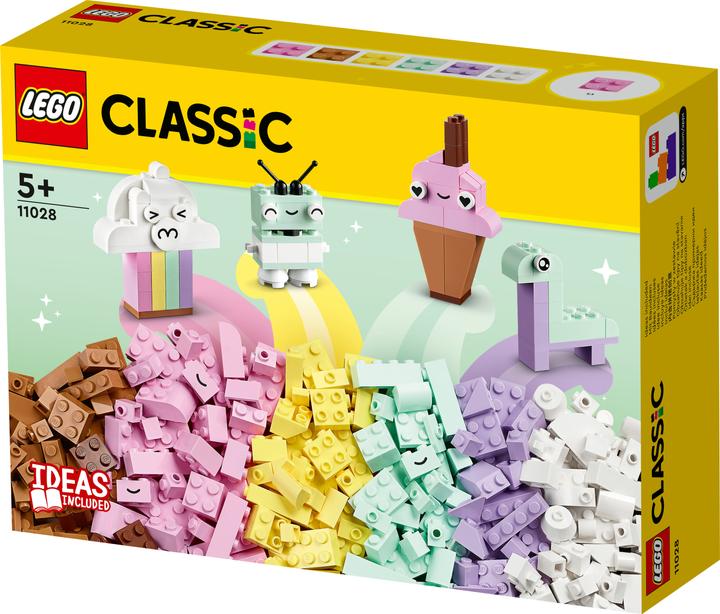 Actual product image LEGO 11028 Pastel Creative Construction Set (11028, LEGO Classic)