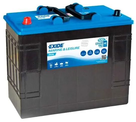 Image du produit Exide ER600 Batterie d'alimentation double 12V 120Ah 800A (12 V, 120 Ah)