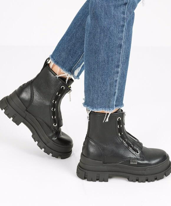 Produktbild Buffalo Vegan Aspha Zip Plateaustiefelette (37)