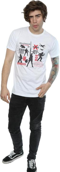Produktbild Star Wars The Last Jedi Rebellion Silhouettes TShirt (XXL)