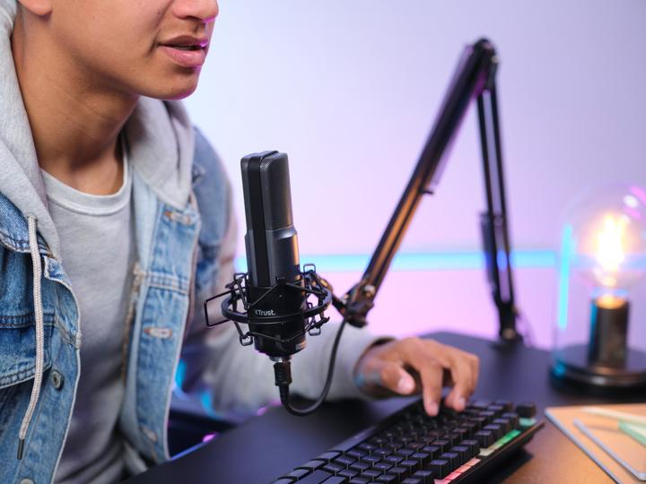 Actual product image Trust GXT 253 Emita Streaming microphone boom
