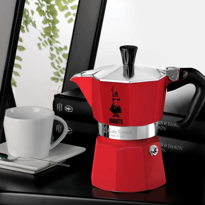 Actual product image Bialetti MOKA EXPRESS 3TZ rosso Winter Wonderland (3 T.)