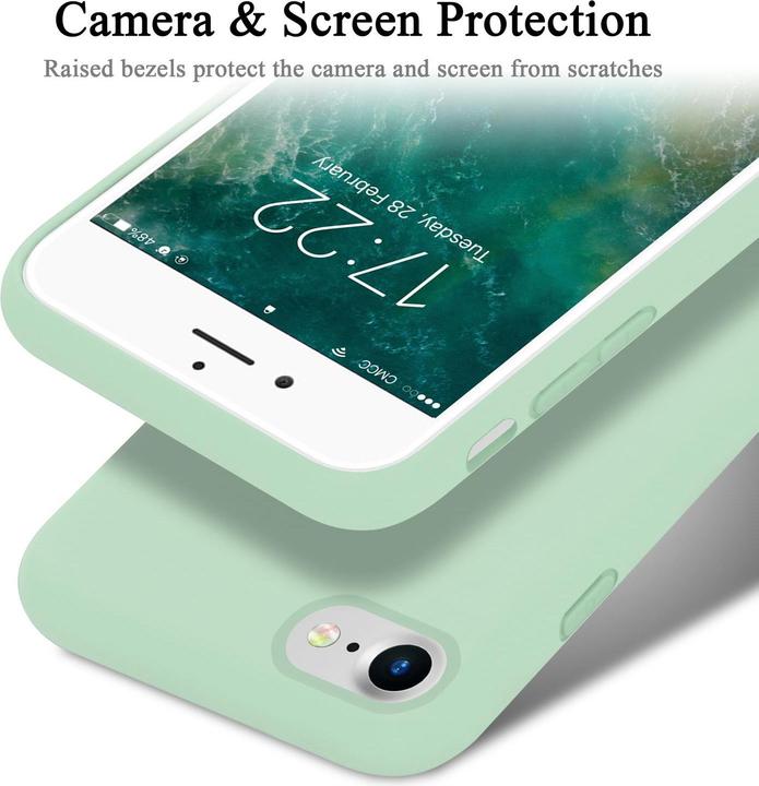 Actual product image Cadorabo TPU Liquid Silicone Case Cover (Apple iPhone 7, Apple iPhone SE (2nd Gen))