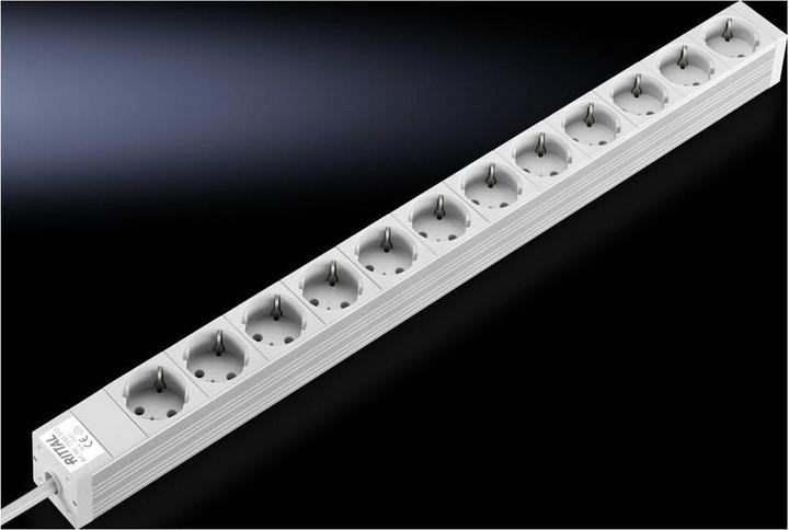 Produktbild Rittal Steckdosenleiste (12 x, CEE 7/3, 2 m)