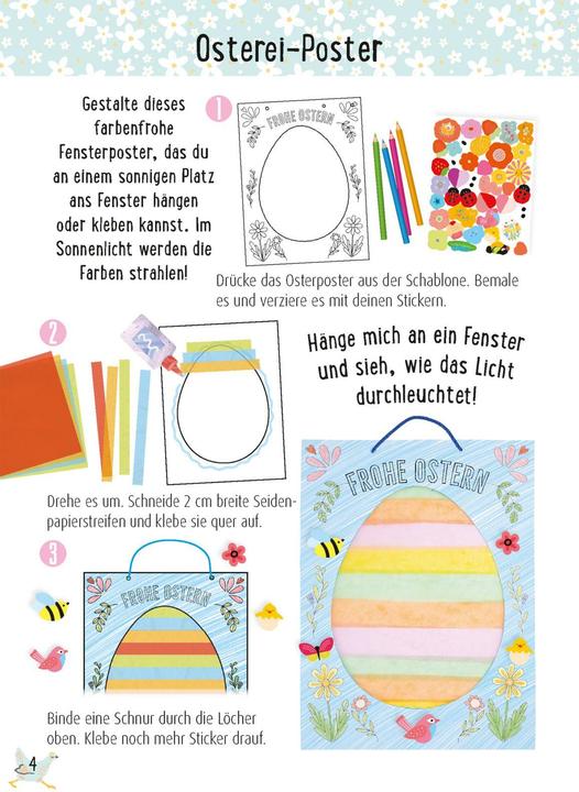 Immagine prodotto Kit di lavoretti per bambini: Kit di lavoretti creativi: Pasqua