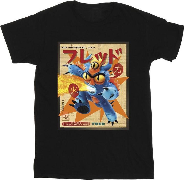 Actual product image Disney Mens Big Hero 6 Baymax Fred Newspaper T-Shirt (XL)