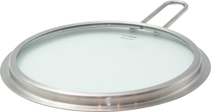 Actual product image Eva Solo Eva Trio - Glass lid - Brushed steel - 20 cm (20 cm, Metal)