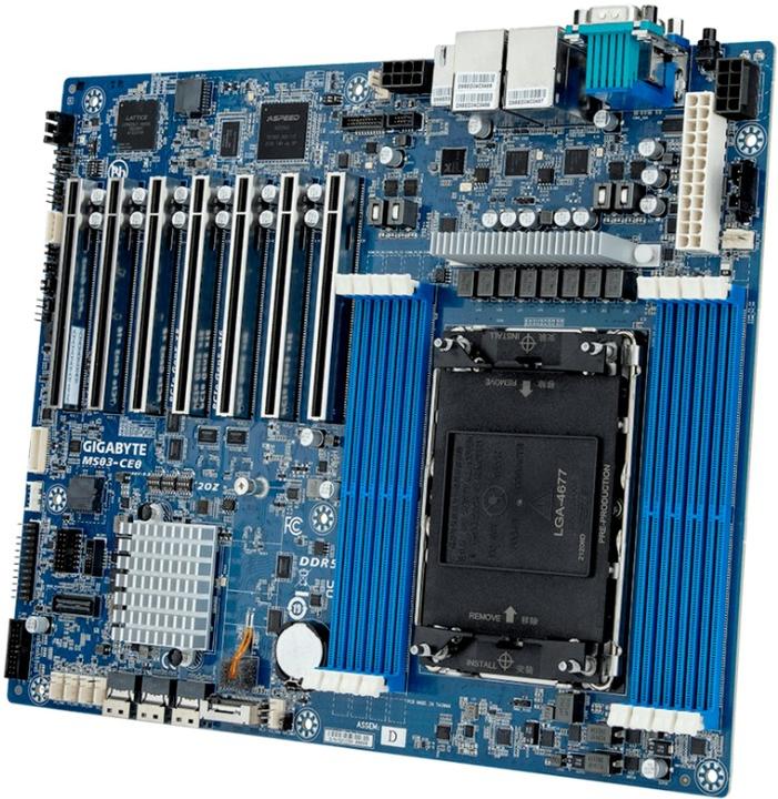 Gigabyte Mainboard MS03-CE0 ATX Sockel 4677 single (LGA 4677, Intel C741, ATX)
