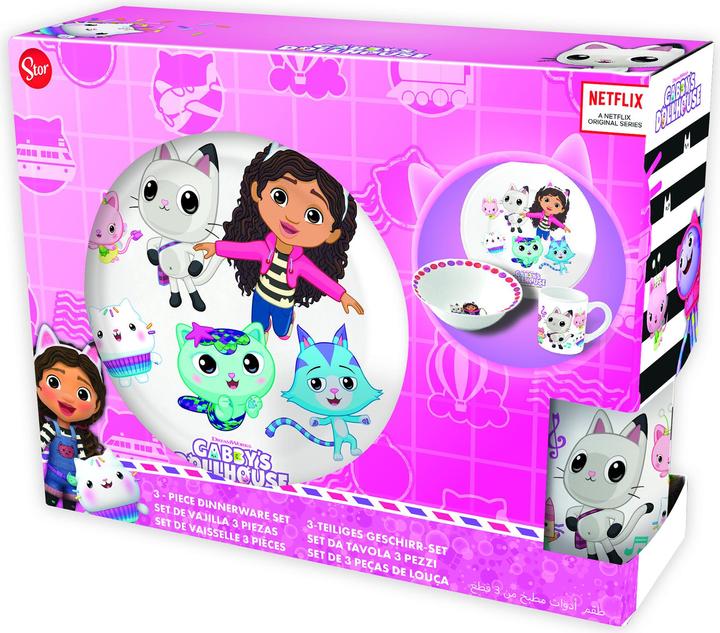 Produktbild Gabby's Dollhouse Stor - 3-Piece Ceramic Gift Set - (88045)