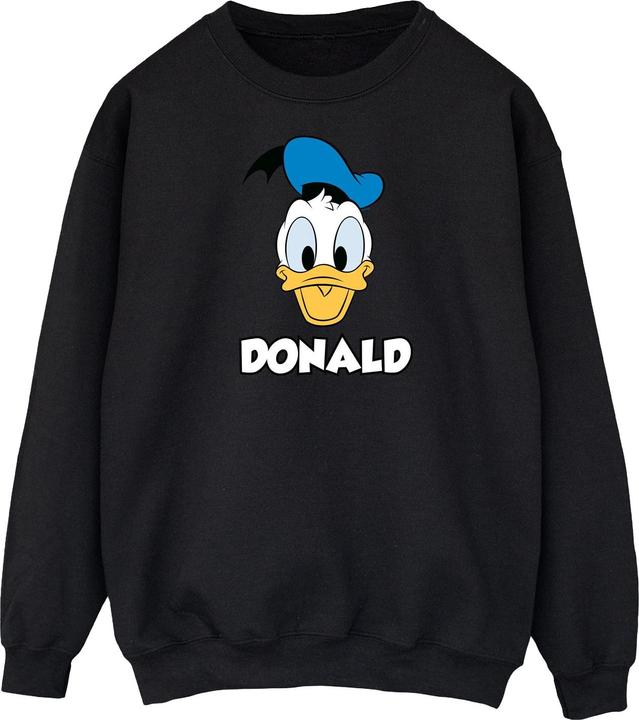 Image du produit Disney Mens Donald Duck Face Cotton Sweatshirt (XL)