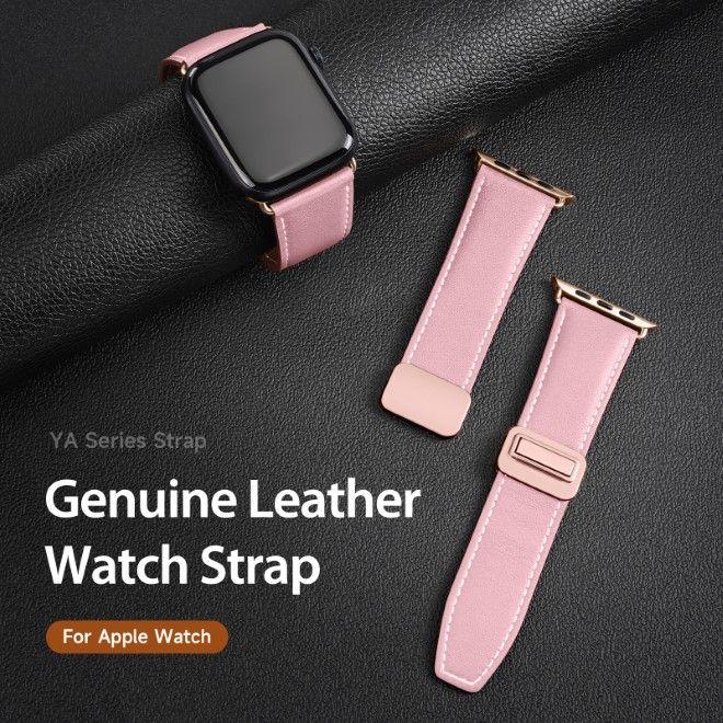Produktbild Dux Ducis YA Armband (42 mm, 44 mm, 45 mm, 49 mm, Kalbsleder, Apple Watch Series 1, Apple Watch Series 2, Apple Watch Series 3, Apple Watch Series 4, Apple Watch Series 5, Apple Watch Series 6, Apple Watch Series 7, Apple Watch Series 8, Apple Watch Series 9, Apple Watch SE, Apple Watch Ultra, Apple Watch Ultra 2)