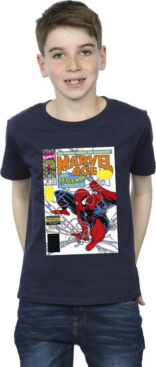 Actual product image Boys Spider-Man Age Comic Cover T-Shirt (140, 146)