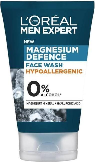 L'Oréal Paris Men Expert Magnesium Defense Face Wash 100 ml (Waschcrème, 100 ml)