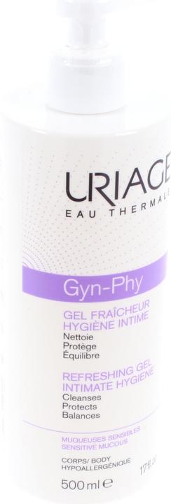 Uriage Gyn-Phy Intimate Hygiene Refreshing Gel 500ml (500 ml, Intimgel)