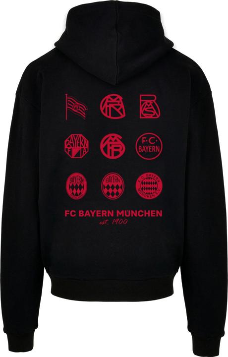 Produktbild FC Bayern München Logo History Red Ultra Heavy Hoody - 112187 (M)